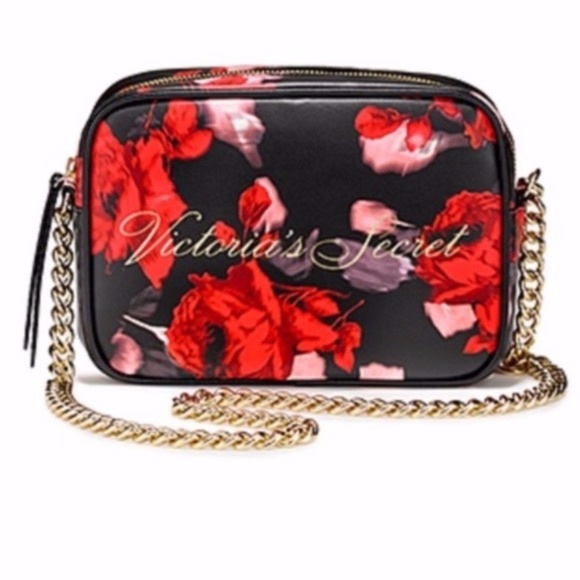 Victoria's Secret Handbags - Victoria’s Secret Floral Crossbody Purse